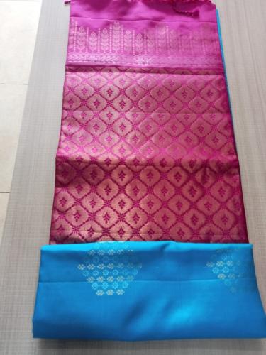 SOFT SILK SAREE WITH BLOUSE